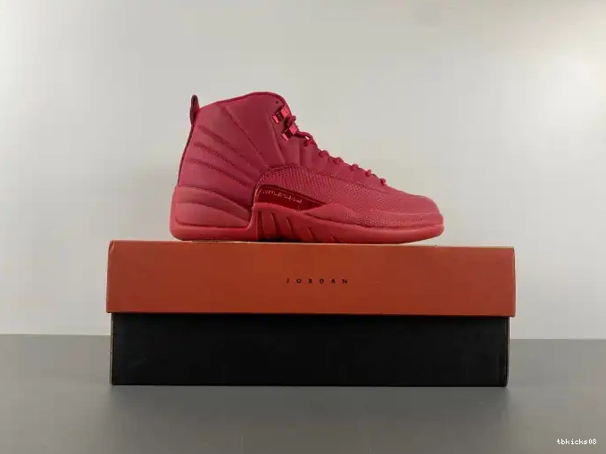 Cheap TBkick Gym Jordan Retro 12 130690-601 Red (2018) Air 0417
